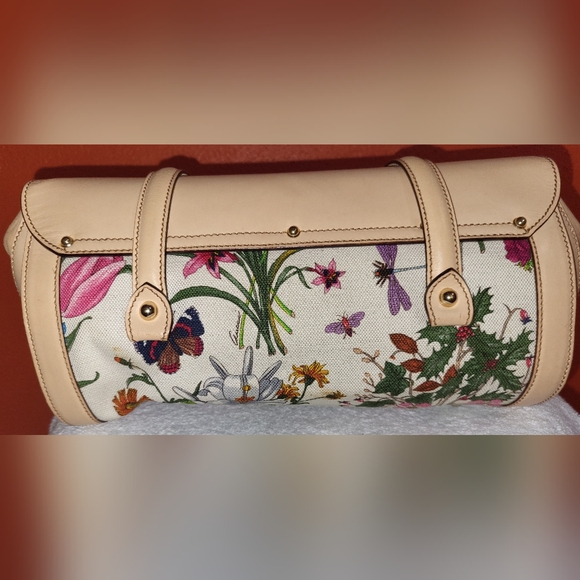 Gucci Bamboo Leather Flora - Picture 4 of 9